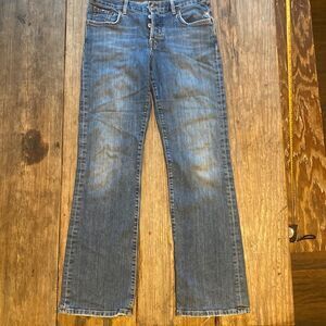 Vintage Lucky Dungarees Ladies Jeans Easy Rider button fly